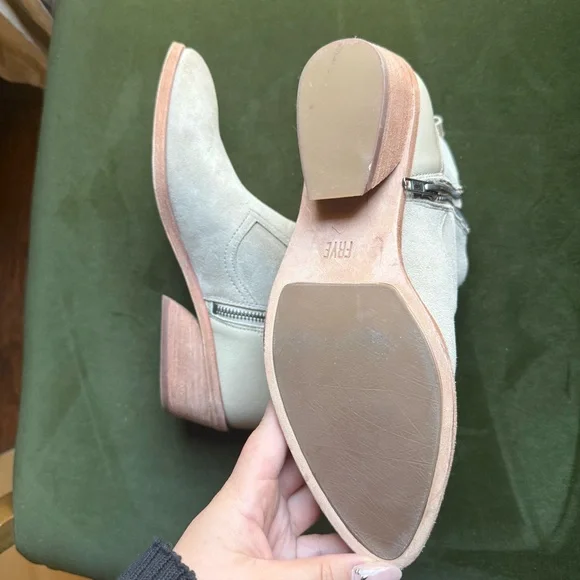 Frye Farrah Floral Suede Booties, Sz 9.5, NWT - Picture 4 of 4